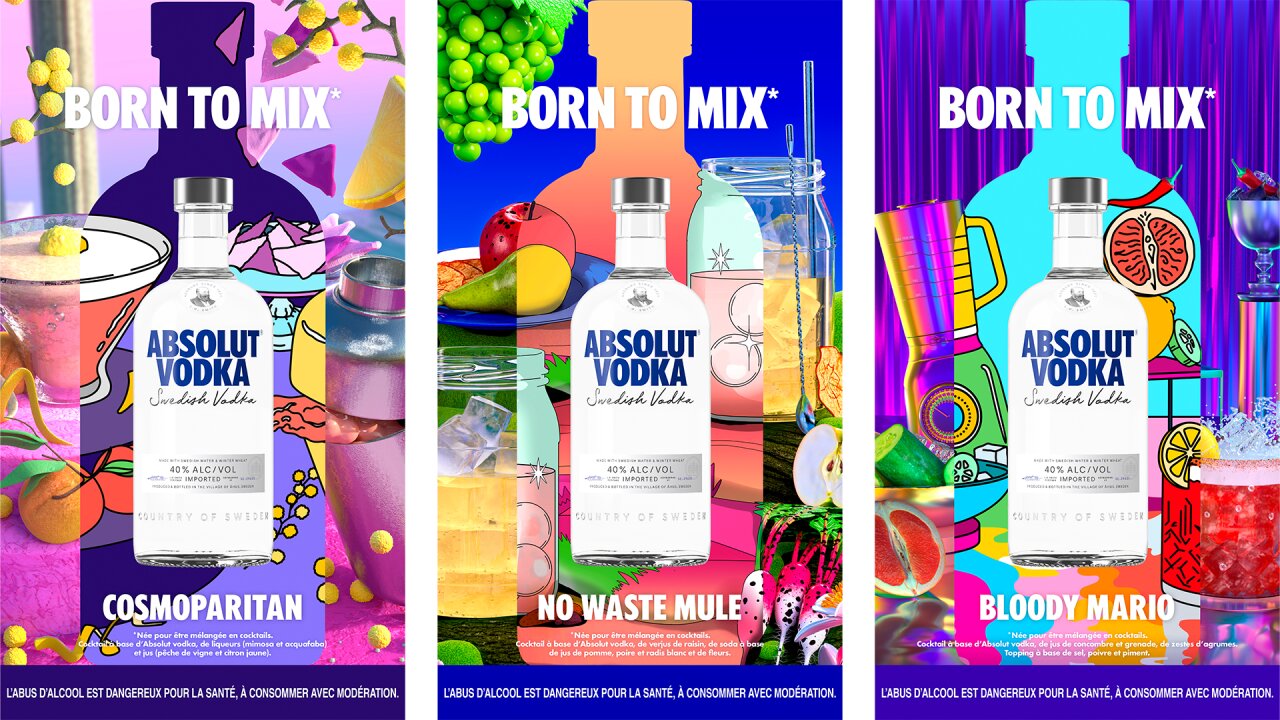 sato-creative-studio-art-japan-paris-absolut-vodka-born-to-mix-advertising-print-digital-campaign-2D-3D-artists-helen-ratner-kota-yamaji-raman-djafari-klarens-malluta.